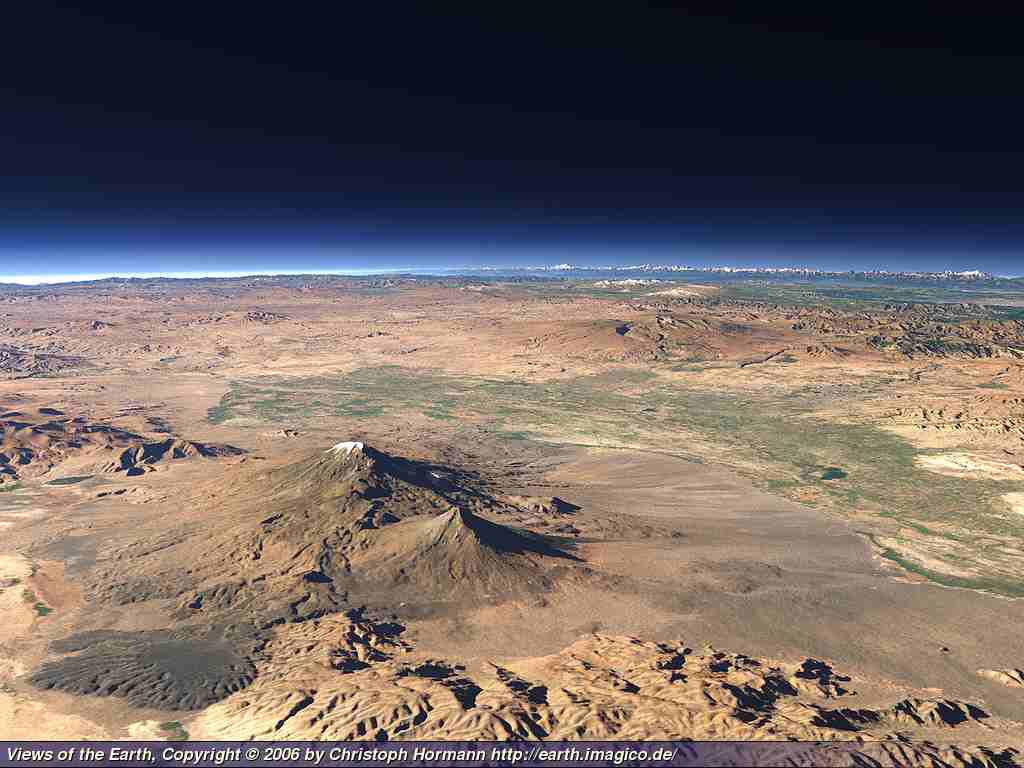 Ararat from the sky