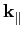 $ \bf k_{\parallel}^{}$